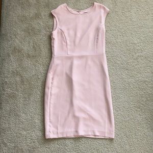 Pretty light pink Banana republic knee dress